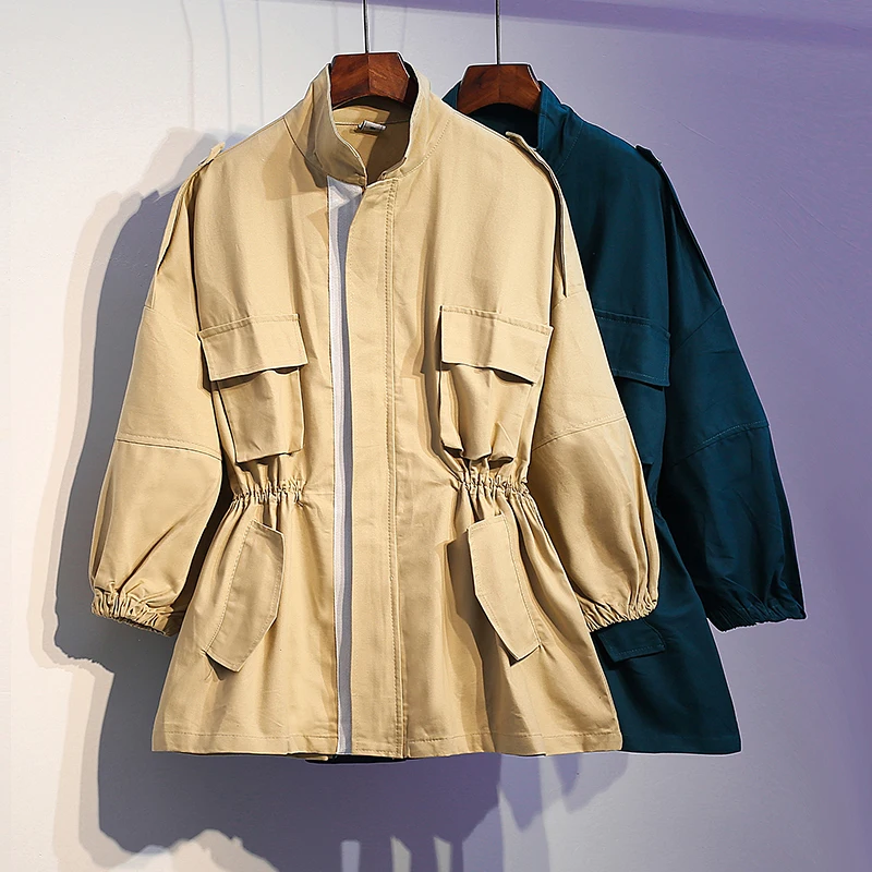 

Женская облегающая короткая куртка в западном стиле, Повседневная модная Свободная куртка, готическая одежда, большие размеры, L ~ 4XL, A303