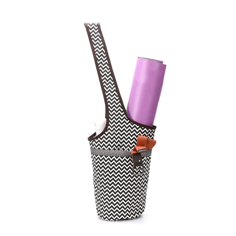 Сумка для коврика йоги Повседневная модная Холщовая рюкзак с большим карманом на