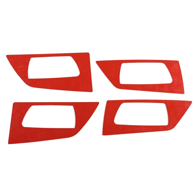 

4Pcs Carbon Fiber ABS Interior Door Handle Cover Trim for Toyota RAV4 2015-2019 Car Stylings
