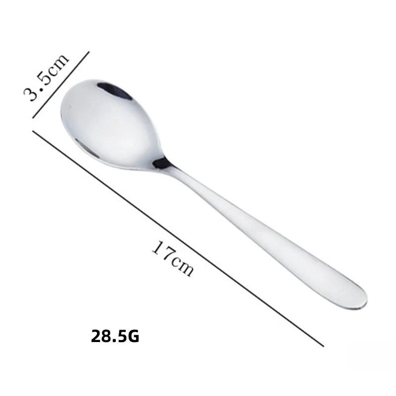 5 шт./компл. 304 Нержавеющая сталь ложка походная посуда студент для риса