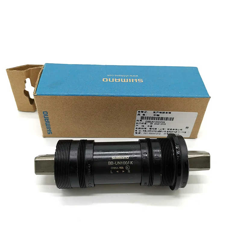 Shimano BB UN100 73 мм Нижний Кронштейн MTB горный велосипед Ось Длина 122 5 запчасти для