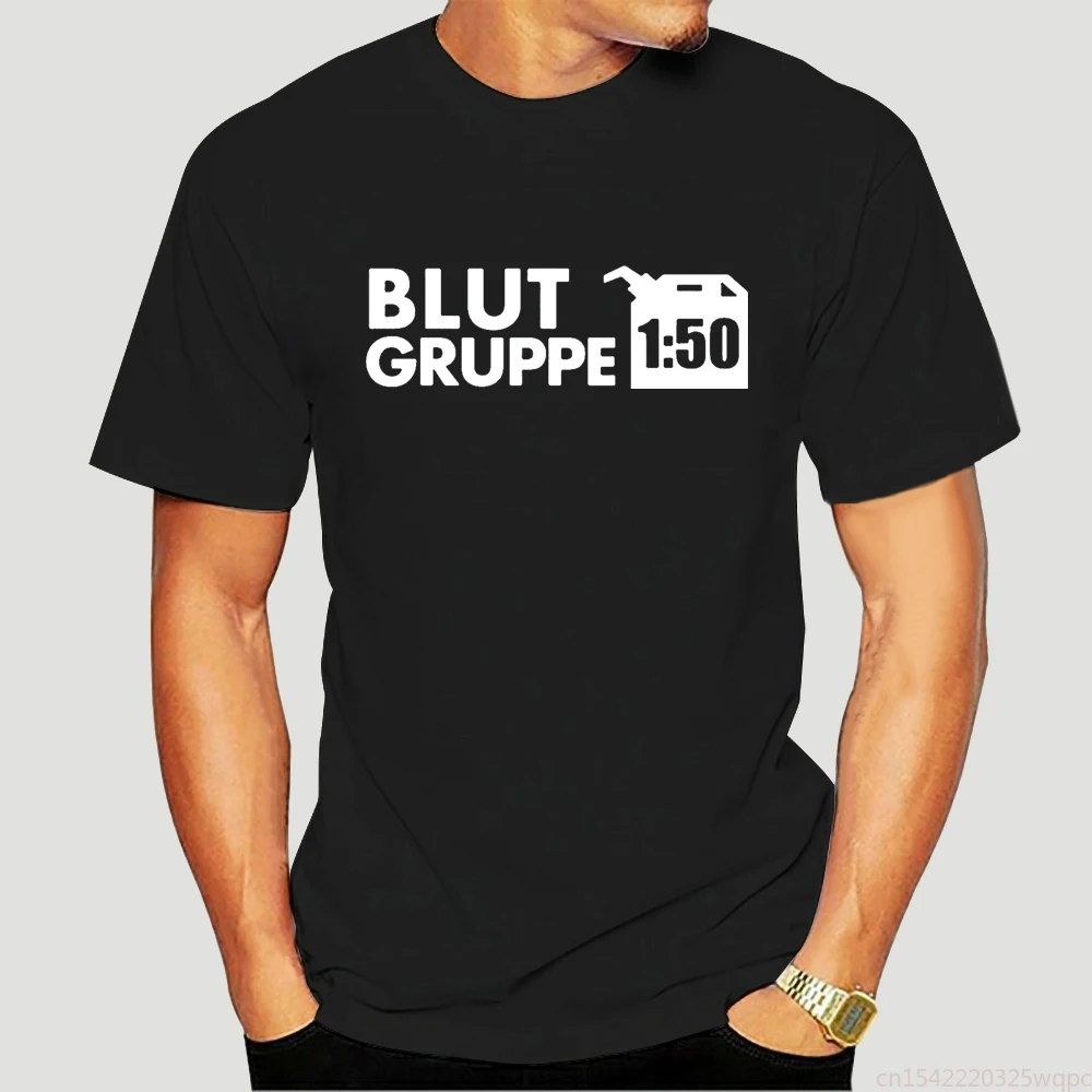 

2021 Summer Men's T-shirt Blutgruppe 1:50 Letter Print Pattern Loose Cotton O-neck High Quality Short Sleeve Men's T-shirt