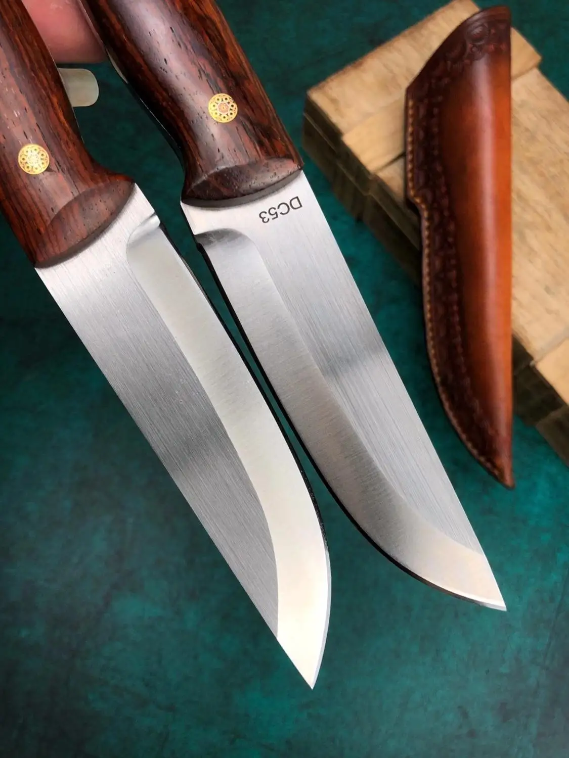 Японский охотничий нож DC53 из стали для самообороны в джунглях уличный острый