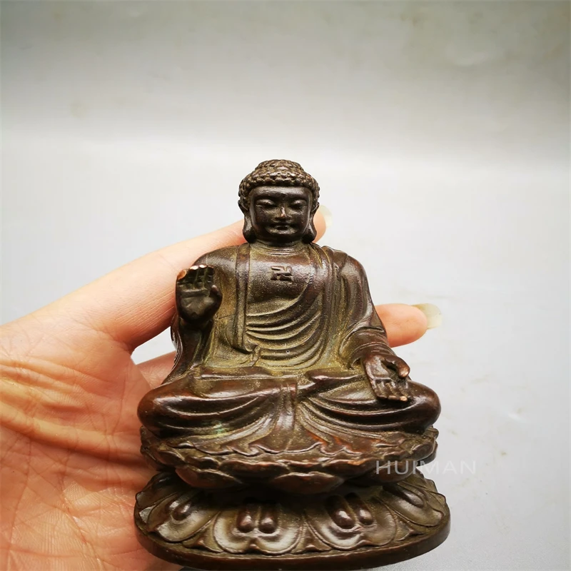 

Free Delivery Chinese Bronze Sakyamuni Buddha Statue Metal Handicraft