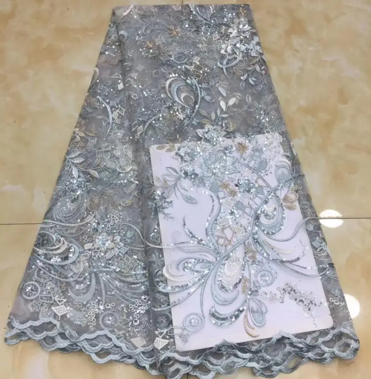 Красивая вышитая перьями искусственная кожа хорошего качества для вечернего