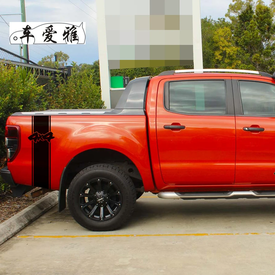 

Car Decals Box Bed 4X4 Racing Off Road Car Stickers Fit For Ford Ranger 2012 2013 2014 2015 2016 2017 2018 2019