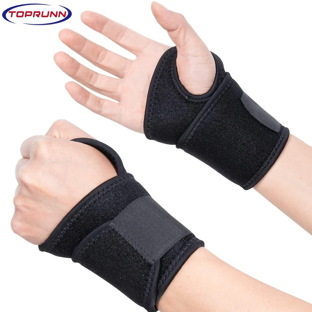 

TopRunn Wrist Support Brace/Carpal Tunnel/Wrist Brace/Hand Support,Adjustable Wrist Support for Arthritis,Tendinitis,Pain Relief