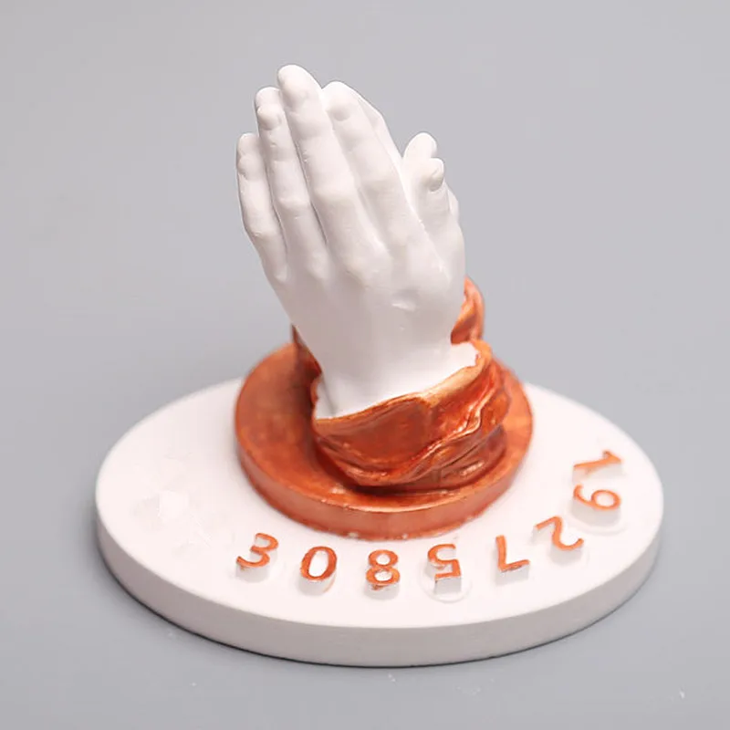 Молитвенная рука силиконовая форма для свечей DIY 3D мыла гипсовая штукатурка