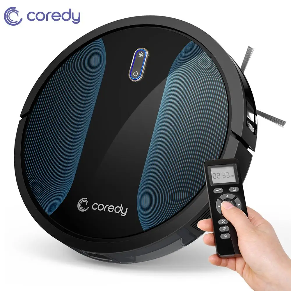 Coredy R500+ 1400PA чистый робот пылесос автоматический пылезащитный напольный ковер Чистка умный влажный Швабра развертки Роботизированный пылесос для дома