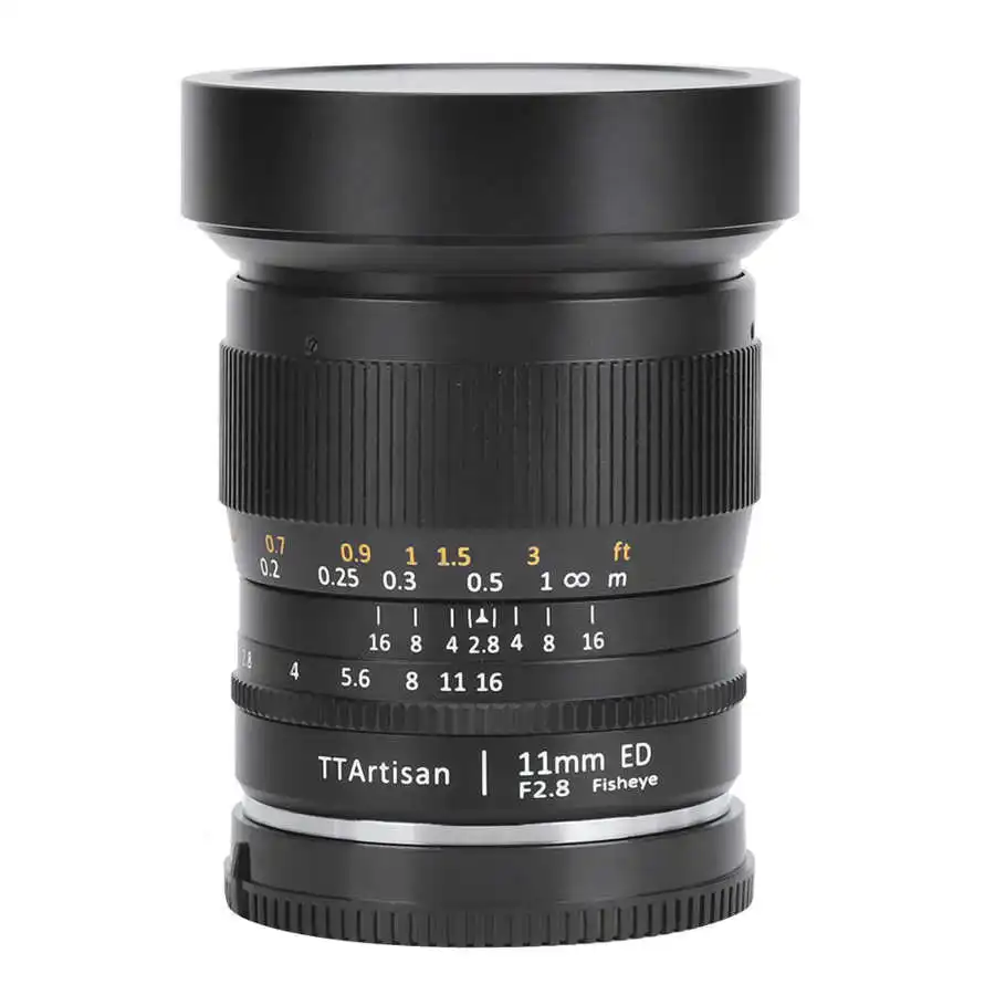TTArtisan 11 мм F2.8 entille авиационный алюминиевый полный каркас супер широкий угол