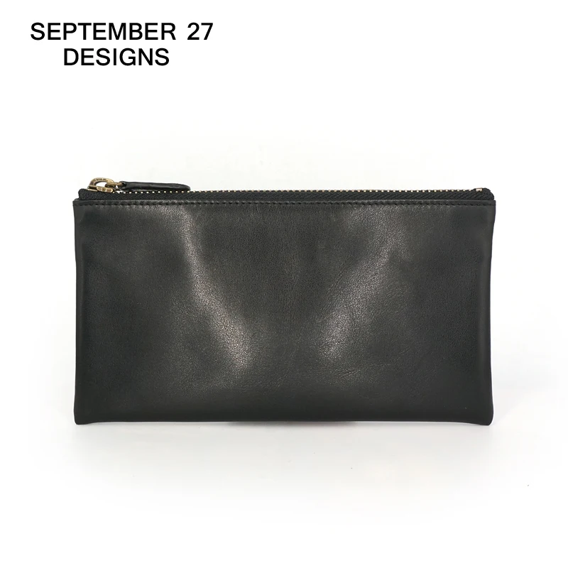 Длинный кошелек для мужчин и женщин модный роскошный бумажник из воловьей кожи