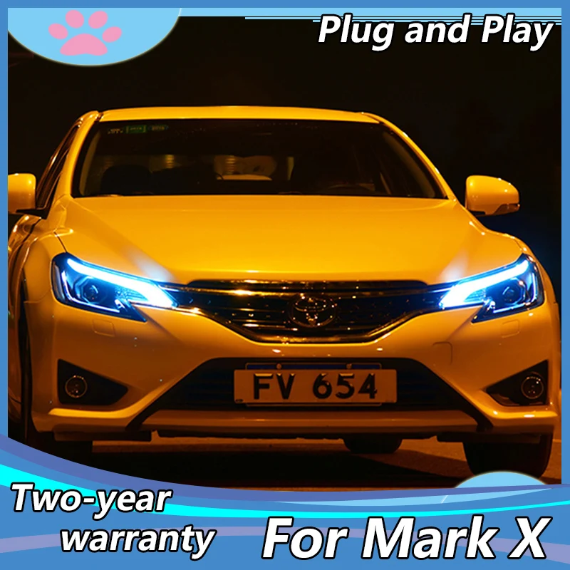 

Car Styling Head Lamp for Toyota Reiz Headlights 2013 -2018 Mark X LED Headlight Bi-Xenon Head Lamp LED DRL Headlight assembly