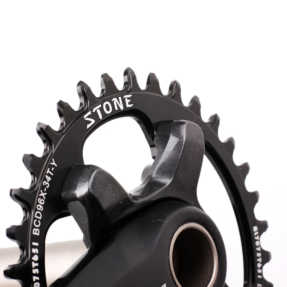 Каменная цепь 96 BCD для Shimano M6000 M7000 M8000 M9000 MTB Велосипедное цепное колесо для велосипеда 34/36/38/40/42/44 T/46 T/48 T