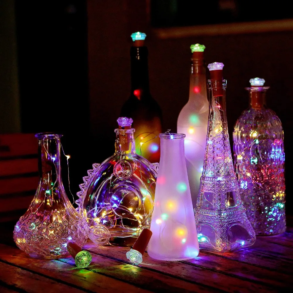 Светильники в форме винных бутылок 10 шт. упаковке светодиодные