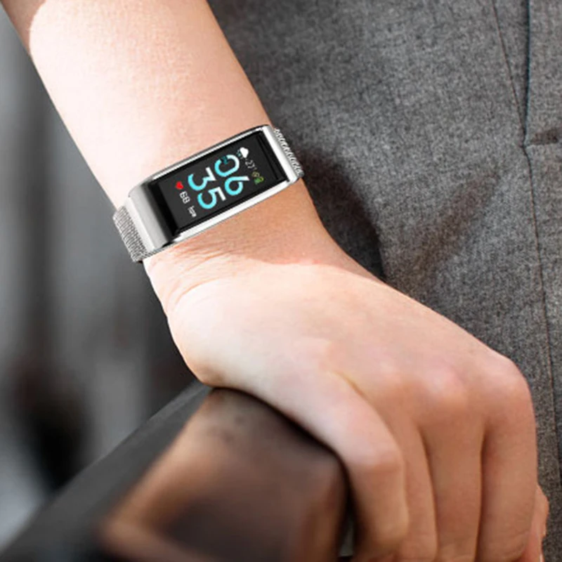 Смарт-Браслет Водонепроницаемый браслет артериального давления Bluetooth золотые