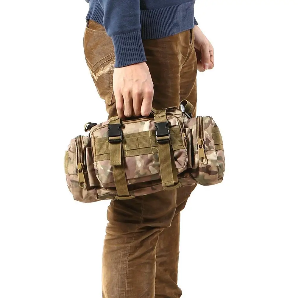 

3L 600D Waterproof Waist Bag Climbing Bags Outdoor Military Tactical Waist Pack Camping Hiking Pouch Bag
