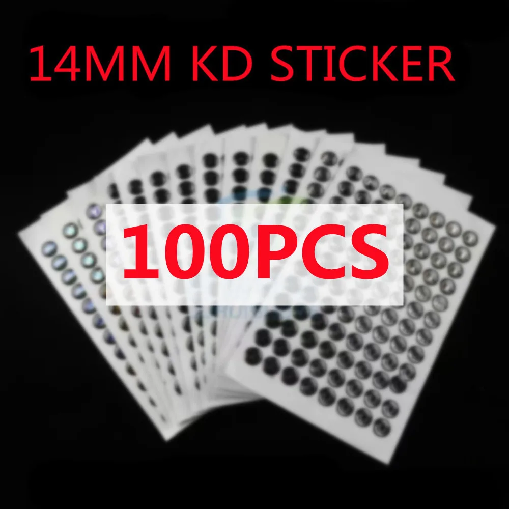 

100 шт., эпоксидные наклейки для автомобильных ключей, 14 мм