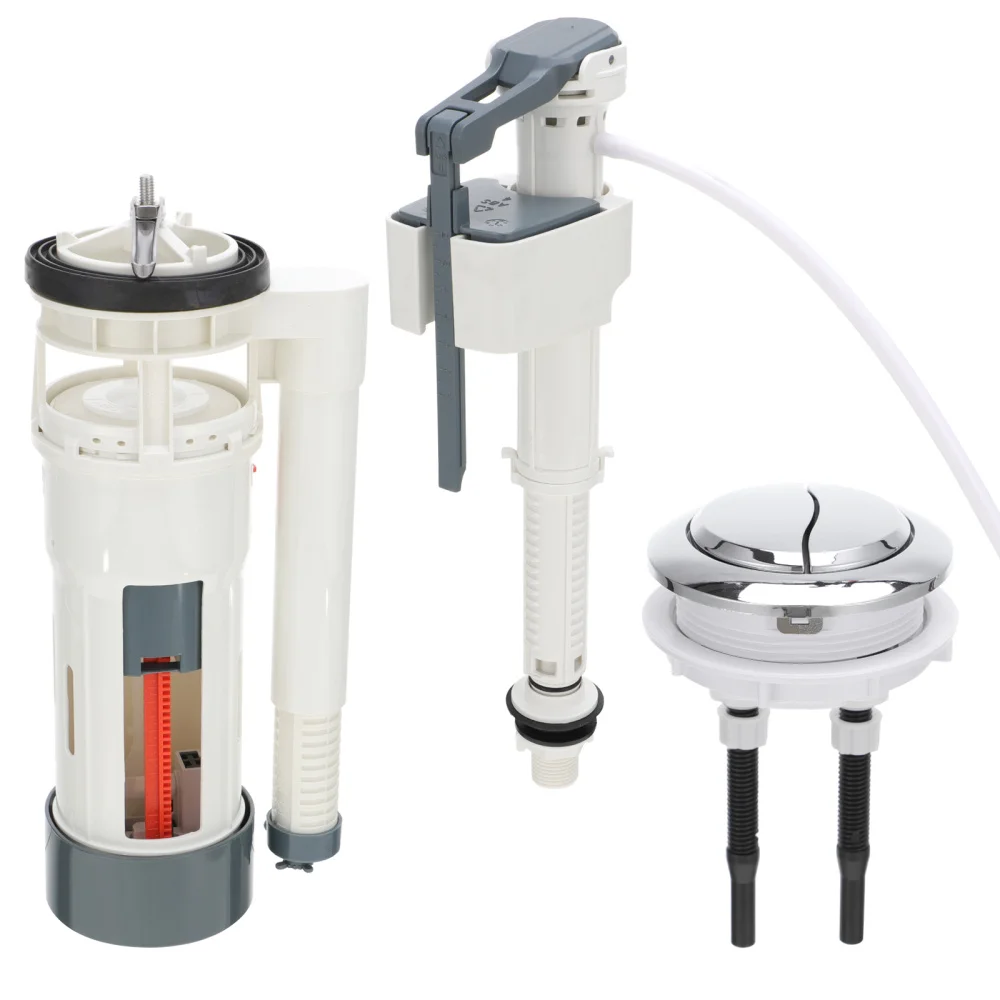 

1 Set Practical Toilet Replacement Accessories With Button Home Supplies