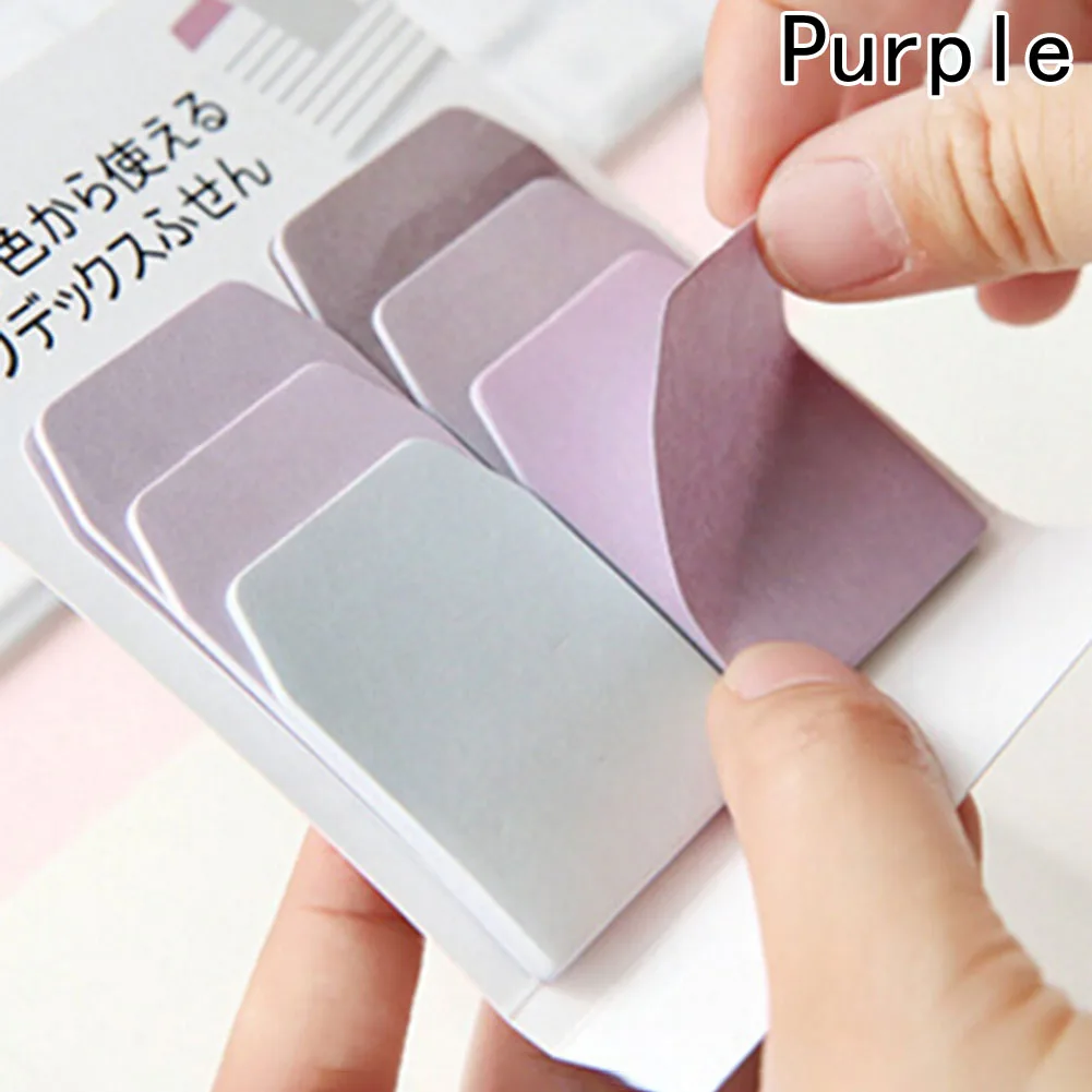 

Gradient Color Index memo pad paper sticky notes planner sticker kawaii stationery papeleria school supplies