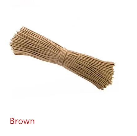 brown 10M 10 м 4 мм/10 мм цветной плетеный нейлоновый шнур для кемпинга, веревка ручной работы, веревка для одежды, шнуры для украшения дома - Цвет: brown 10M