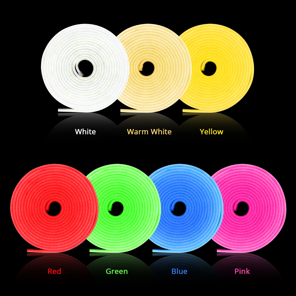 WIFI Neon Light LED Strip Tuya Smart Lamp With Push Button Switch APP Control led lights Work Alexa Google Home | Лампы и освещение