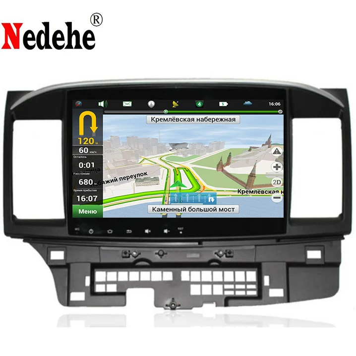 Nedehe 10 1 дюймовый экран Восьмиядерный 2G RAM Android 8 автомобильный dvd GPS радио для Mitsubishi
