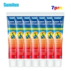 7 шт. крем от геморроя с 7 трубки на основе китайской медицины содержит экстракт мазь для внутренних и внешних Анальная трещина анус линять облегчение боли