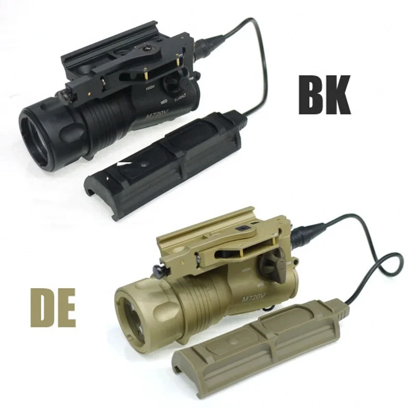 Тактический M720V светодиодный вспышка светильник Softair винтовка пистолет лампы