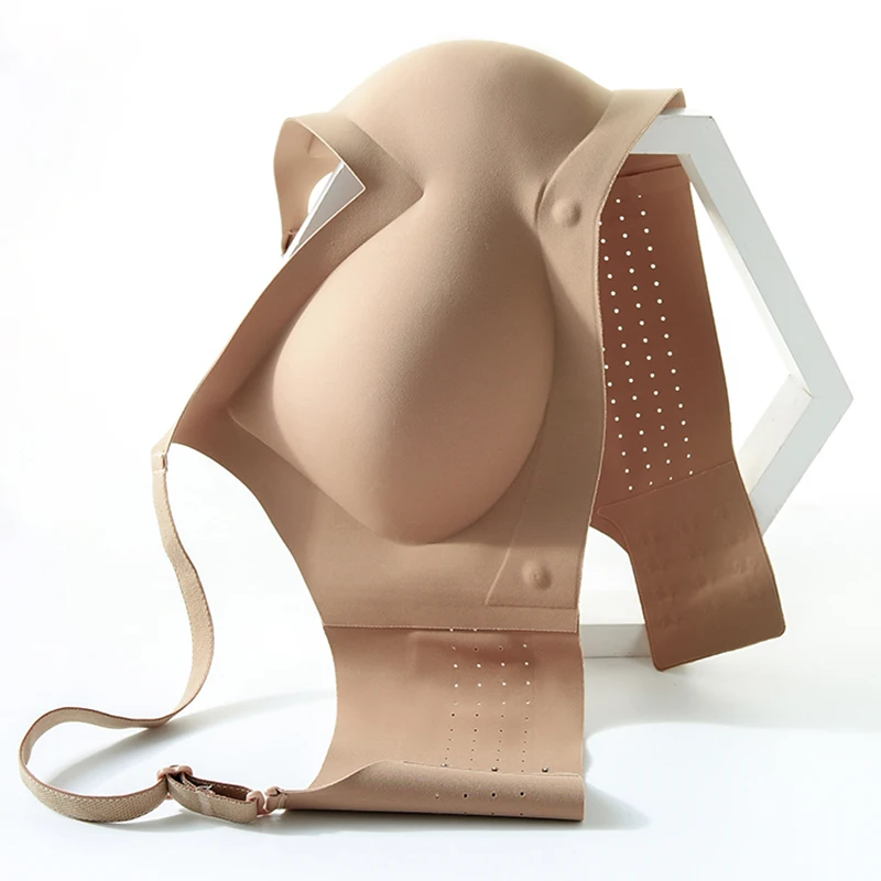 Volcanic Energy Stone Healthy Underwear Gathered No Steel Ring No Trace Side Ratio Breathable Holes Adjustable Straps Women Bra