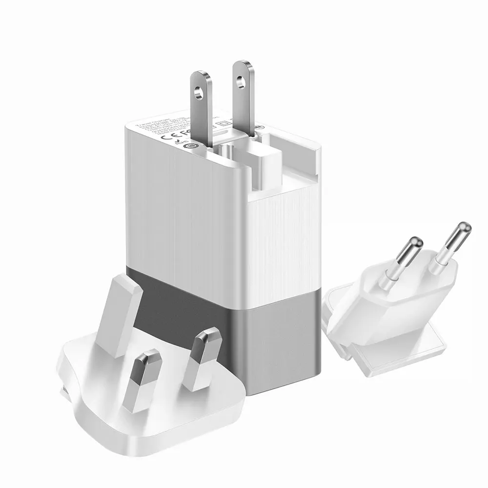 Mcdodo 18 Вт USB C PD зарядное устройство EU/US/UK штекер 3 в 1 тройное Универсальное зарядное устройство для мобильного телефона QC 3,0 адаптер для iPhone samsung - Тип штекера: White