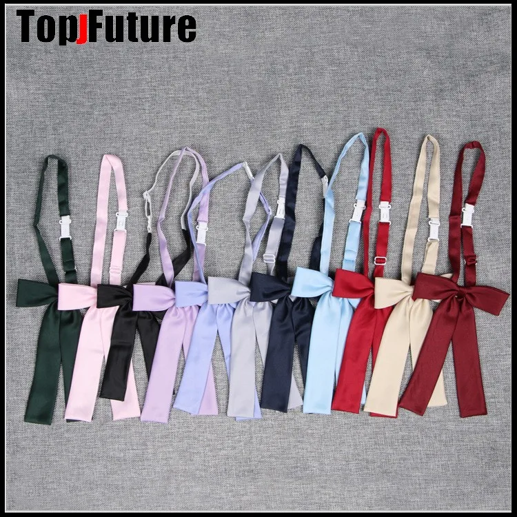 Японский однотонный галстук JK с лентой школьная форма аксессуары | Аксессуары