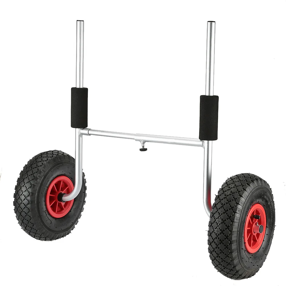 

50KG Loading Capacity Detachable Kayak Trolley Energy-saving Two-wheeled Kayak Carrier Cart Kayak Accessories