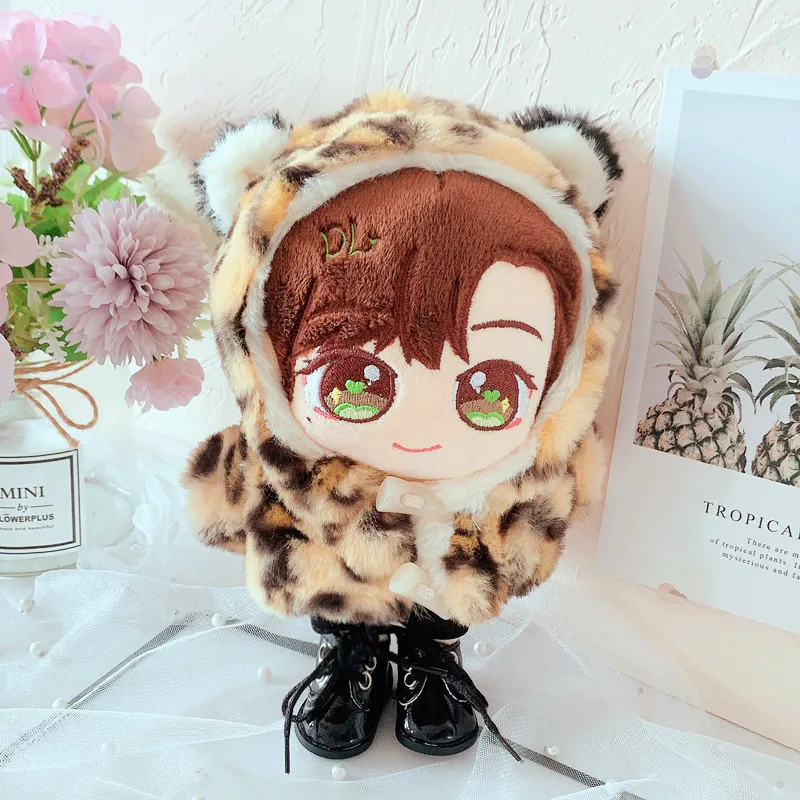 

Doll's Clothes Bag Outfit Accessories for 20cm Plush Korea Kpop EXO Idol Dolls Pajama Bodysuit Clothing Fans Gift Collection