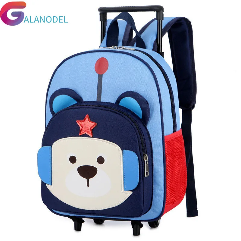 Рюкзаки с рисунком медведя из мультфильма школьные сумки для детей детского сада