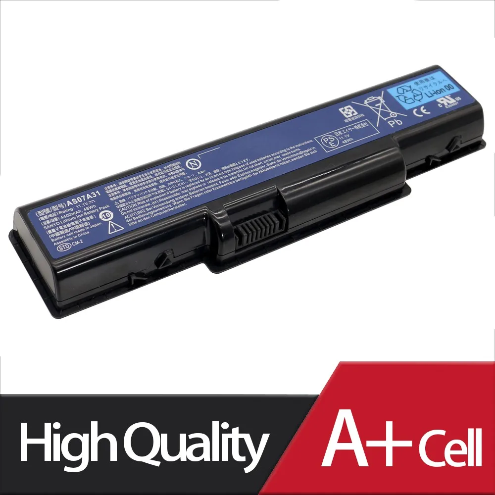 Новый аккумулятор для ноутбука Acer Aspire Series AS07A31 AS09A71 AS07A32 AS07A41 AS07A42 AS07A51 AS07A52 AS07A75 AS07A72
