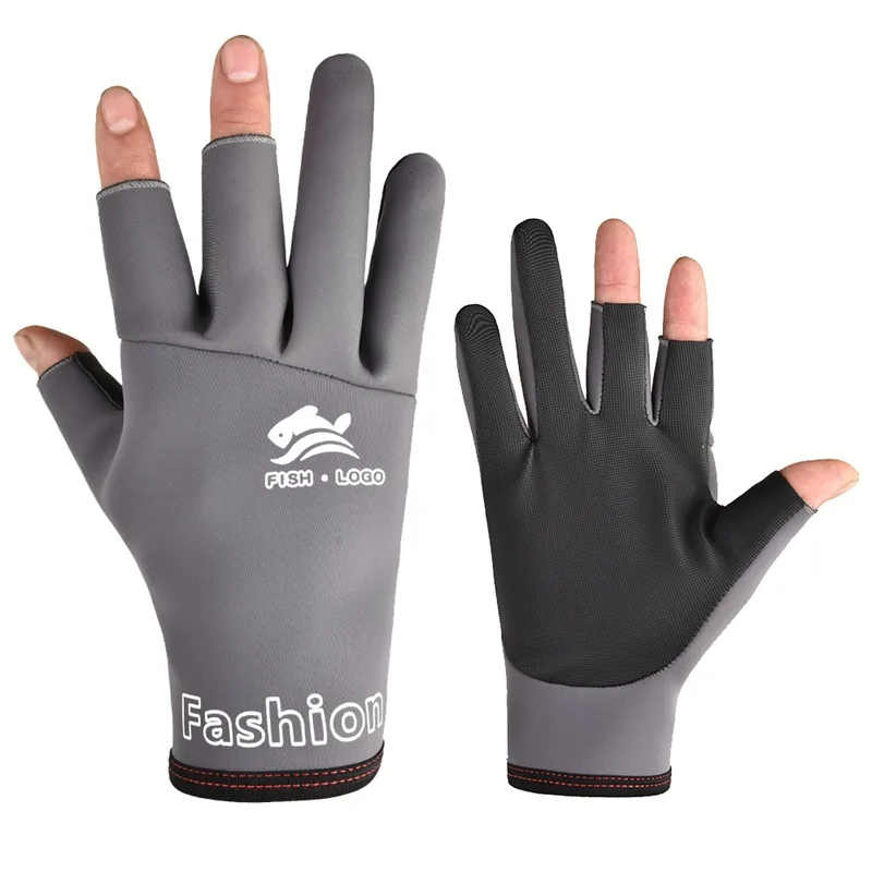 

Осенне-зимние новые перчатки для рыбалки, мужские зимние водонепроницаемые теплые перчатки, противоскользящие спортивные перчатки с тремя...