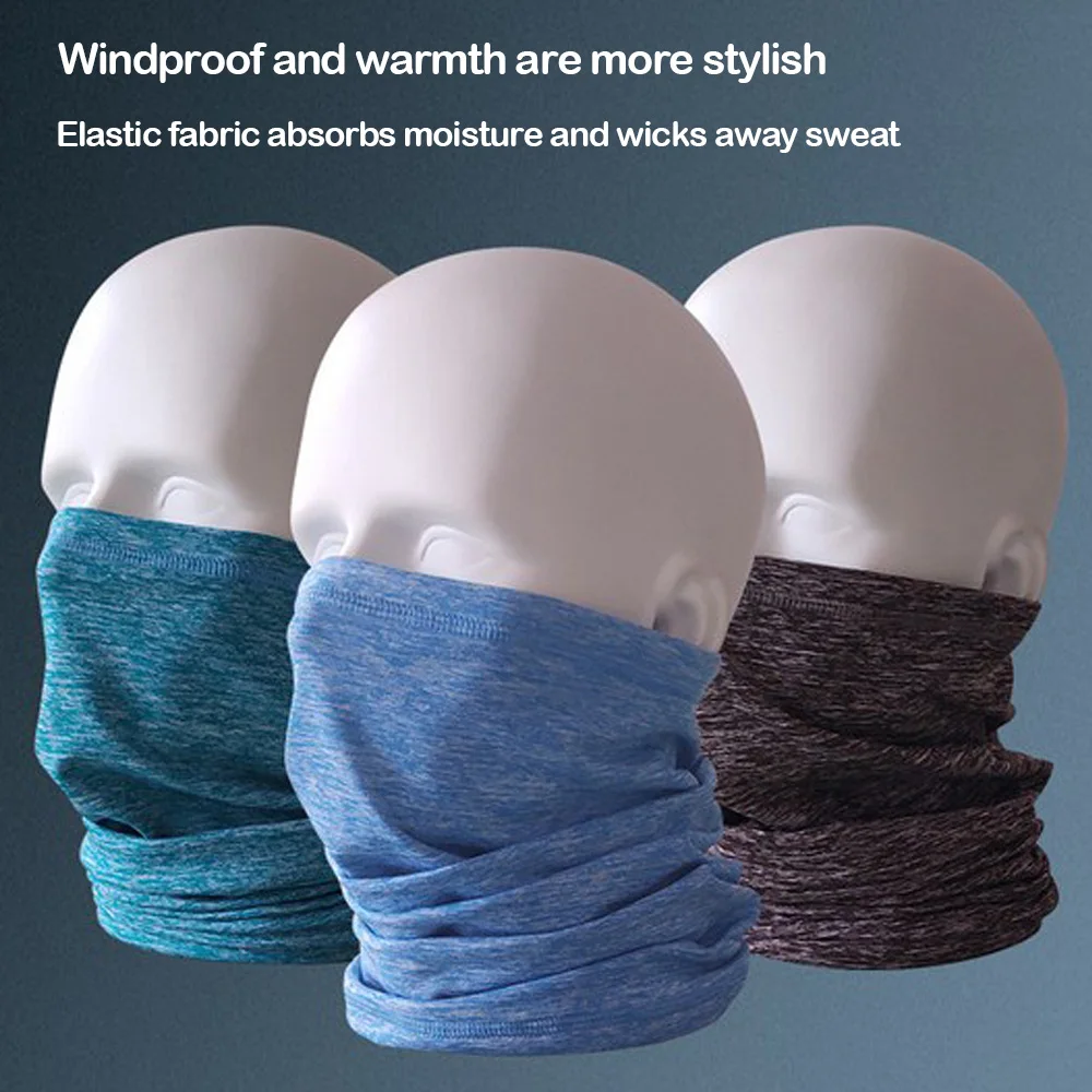 

Winter Polar Fleece Thermal Balaclava Neck Gaiter Headband Half Face Cover Cold Weather Warm Tube Ring Scarf Bandana Women Men