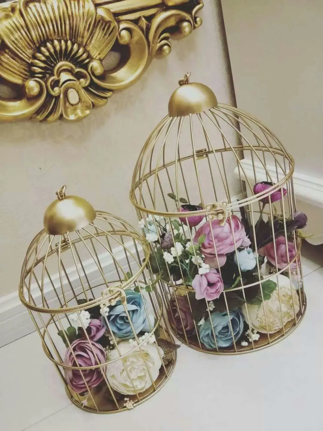 Европейская железная клетка для птиц цветок стойка клетки балкон наружной