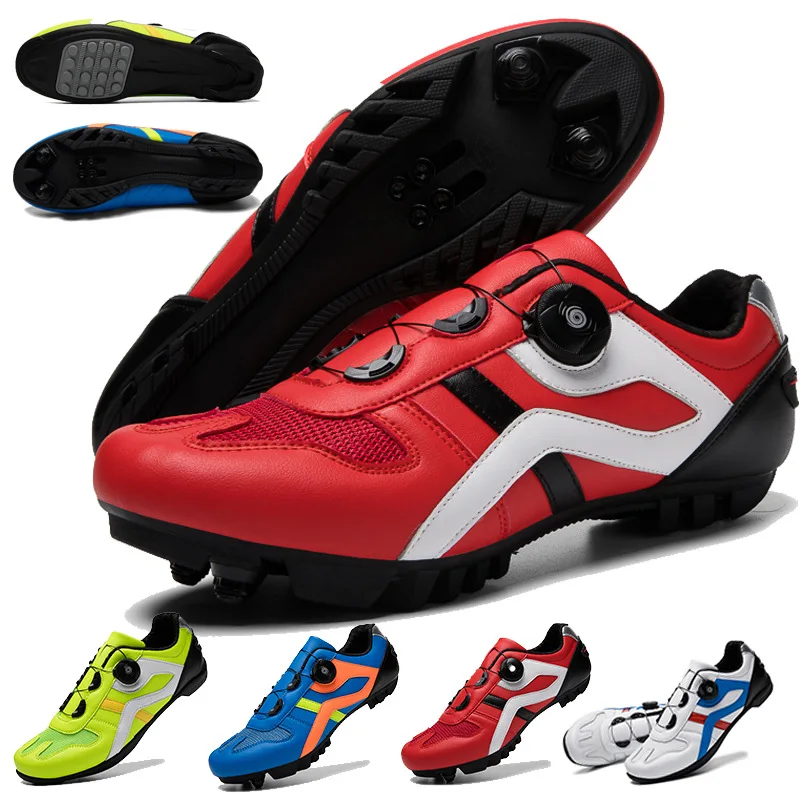 

WILK step search leisure road car unlocked cycling shoes male mountain bikes with hard bottom lock power bicycle to leisure