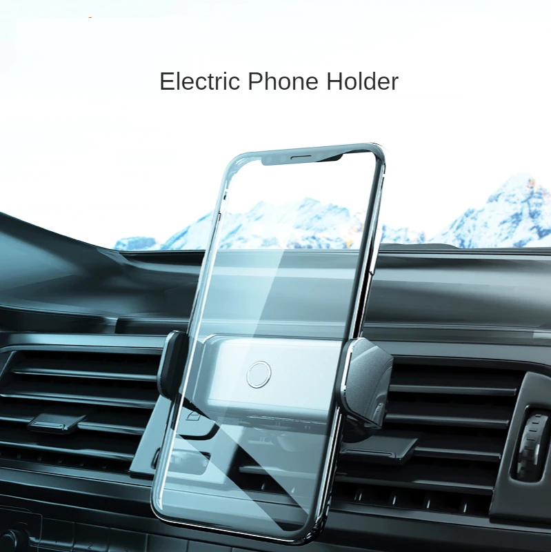 phone stand holder for car electric bracket intelligent induction car outlet mobile navigation car bracket vehicle mount free global shipping