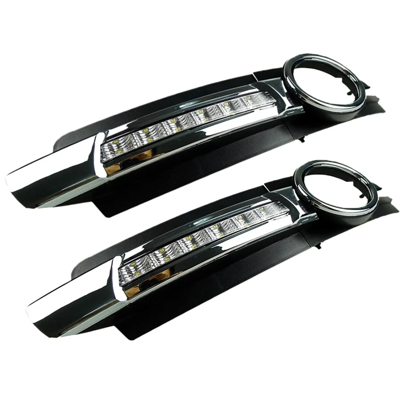 

2Pcs For- A6 05-08 Type LED Daytime Running Light Modified LED Daytime Running Light Front Fog Light