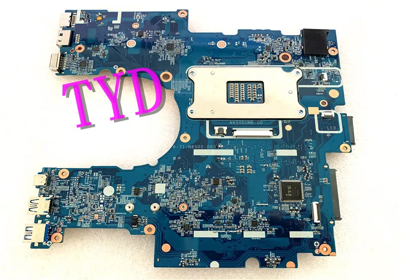 High Quality  FOR Turion FOR clevo N650 N650DU motherboard 6-77-N650DU00-D03 6-71-N6500-D03 100% working well