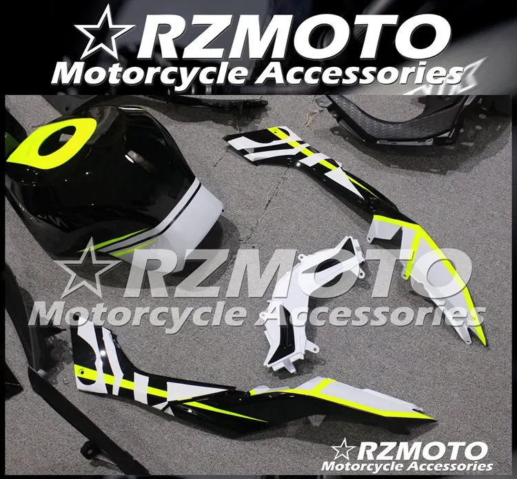 

High quality New ABS Motorcycle Fairings Kit Fit for Kawasaki Ninja300 ZX300R EX300 300R 2013 2014 2015 2016 2017 Black Yellow