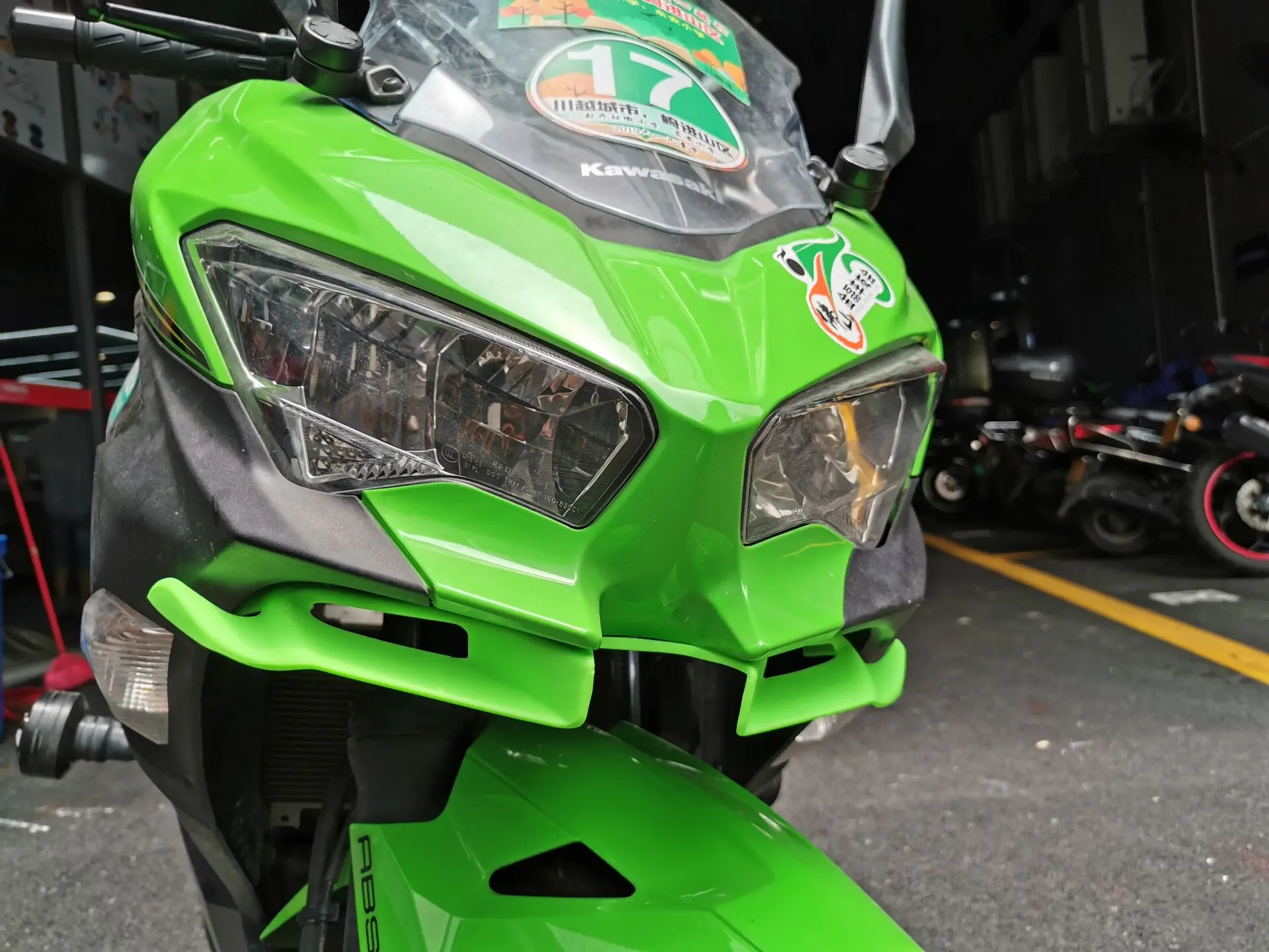 Для KAWASAKI Ninja 250 ninja 400 2018 2019 мотоциклетные передние Обтекатели аэродинамические