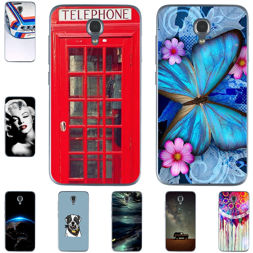 

Чехол для телефона Alcatel One Touch Idol 2S 2014 5,0 дюймов, Роскошные Модные Цветные Чехлы для мобильных телефонов с мультяшным принтом