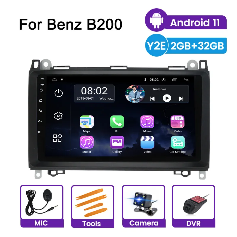 Автомобильный мультимедийный плеер android 11 GPS для Mercedes Benz B200 A B класс W169 W245 Viano Vito W639