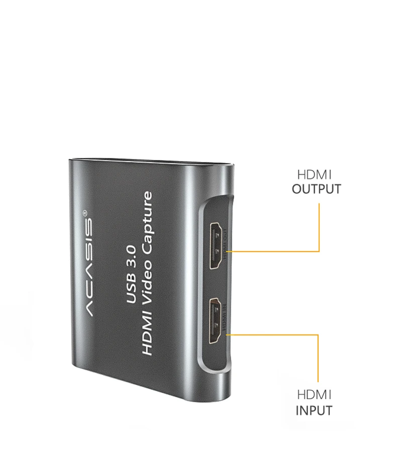 Acasis 4K 1080P HDMI совместимая карта видеозахвата USB 3 0 HD рекордер для игры видео в