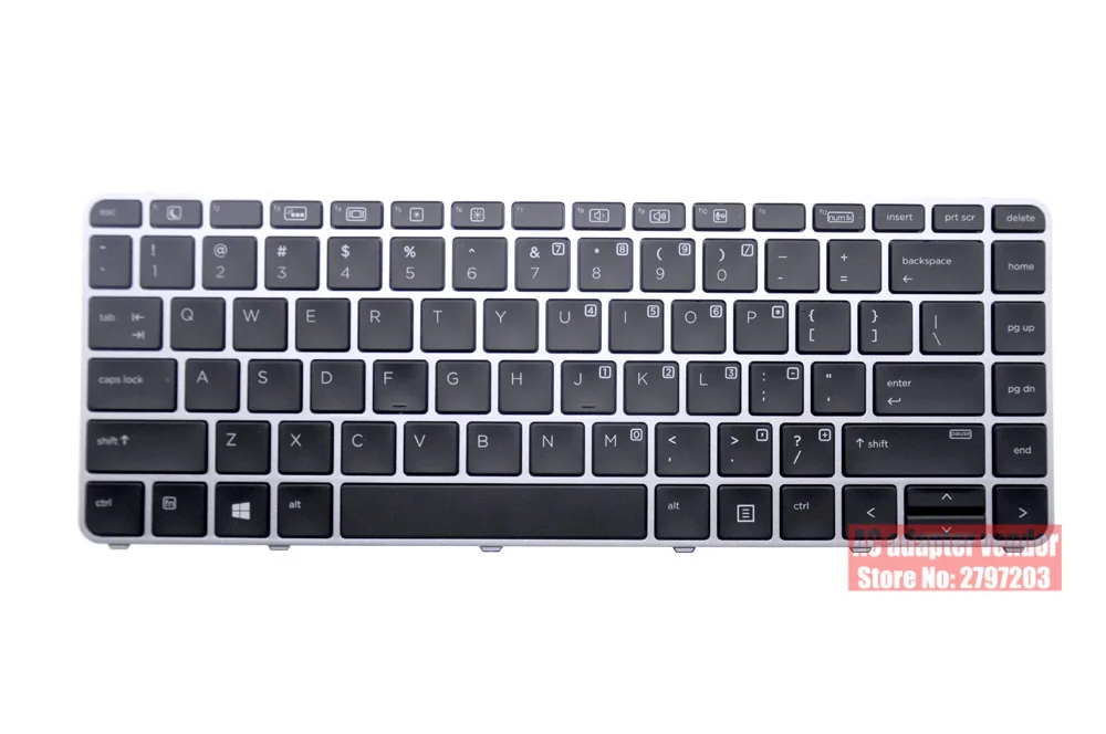 Клавиатура с подсветкой для ноутбука HP ELIteBook FOLIO 1000 1040 G1 G3|Клавиатуры замены| |