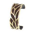 Женский золотистый Браслет-манжета Cremo, из нержавеющей стали