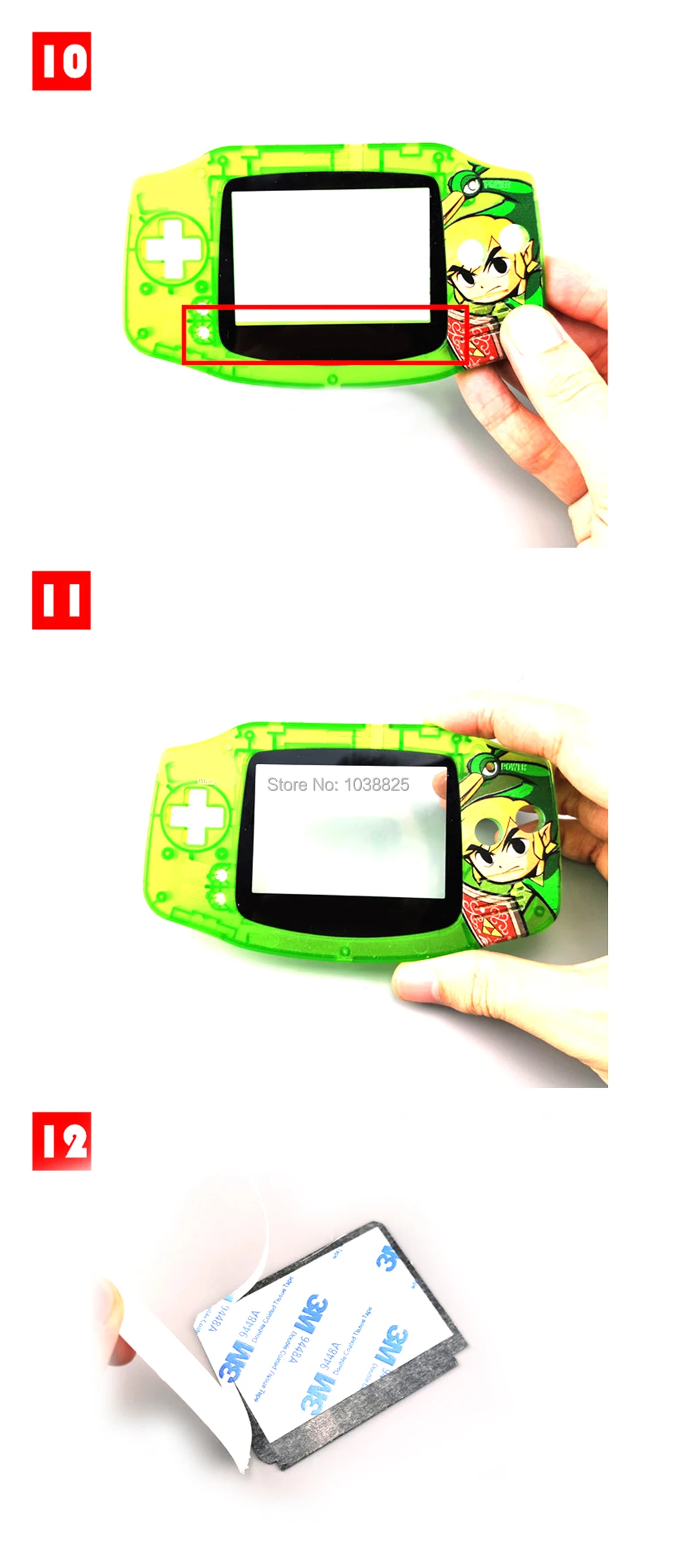 ЖК-экран V2 сменные комплекты для kingd GBA Подсветка ЖК-экран 10 уровней высокая яркость ips ЖК-экран V2 игровая приставка GBA